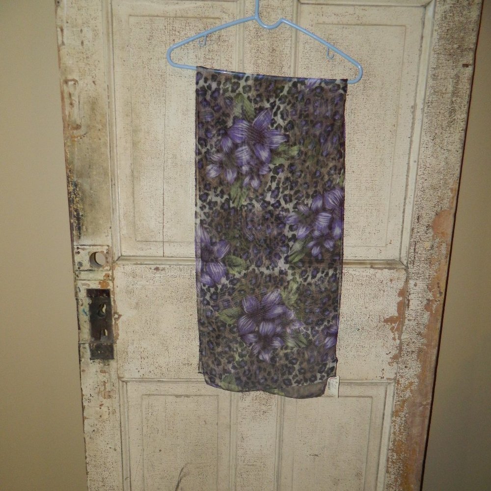 Vintage Emporium Animal Print Scarf